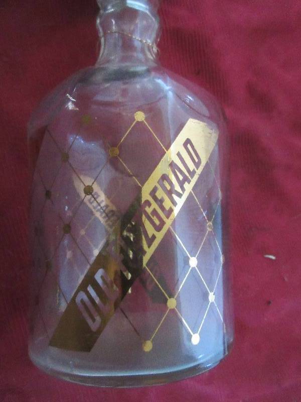 VINTAGE OLD FRITZ GERALD WHISKEY DECANTER