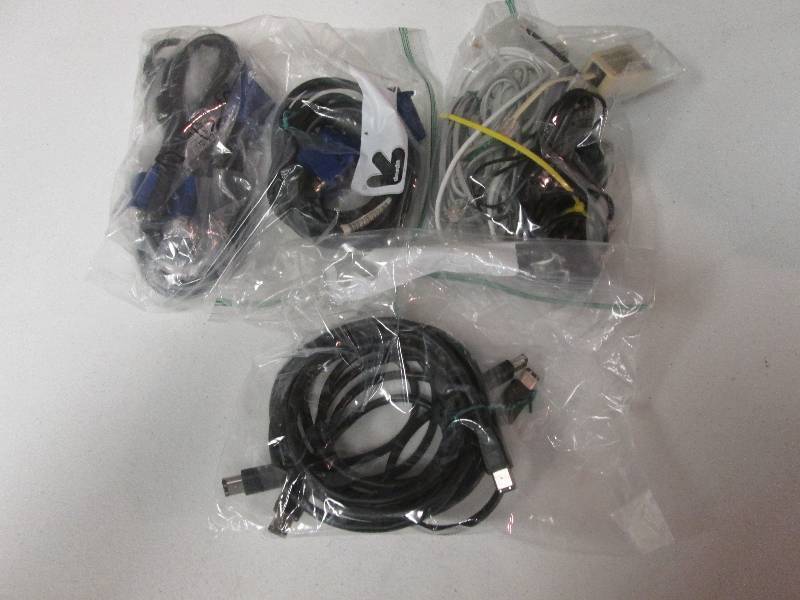 Assorted cables...