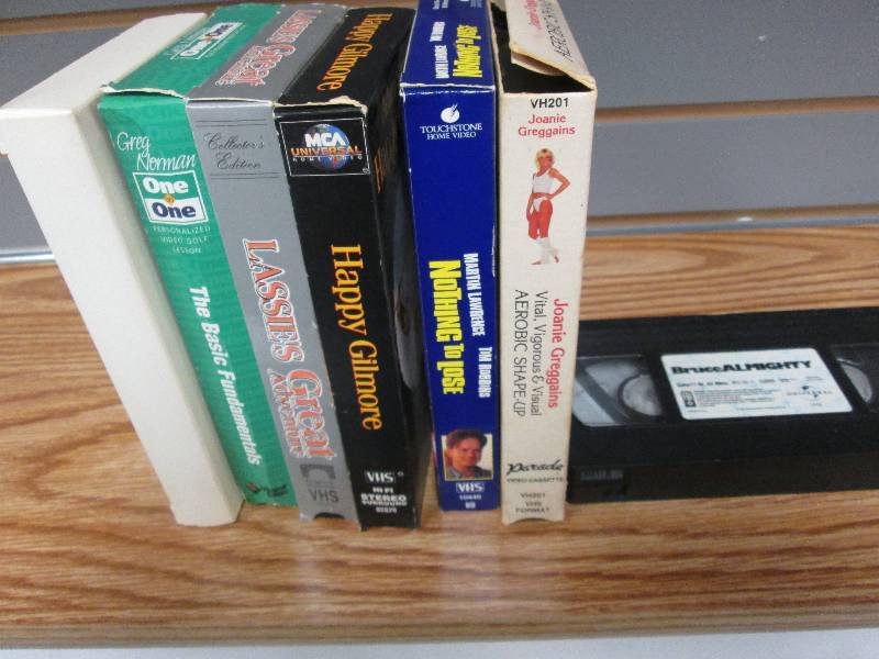 Assorted VHS titles...
