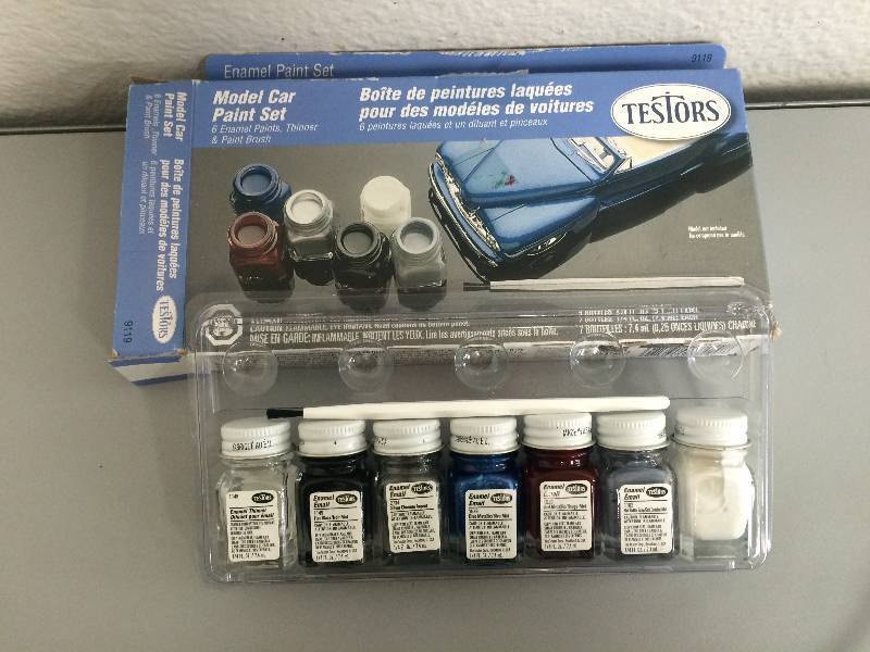 Testors Model Car Paint Set