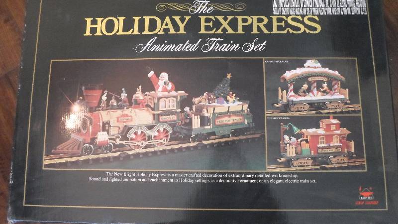The Holiday Express Animated Train Set