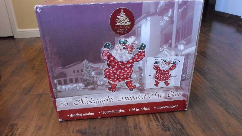 Holographic Animated Mrs. Clause