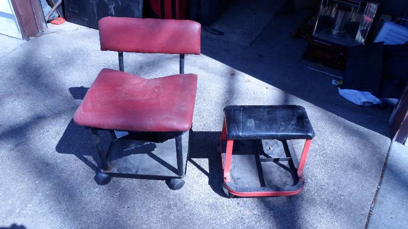Creeper Stool and Cart