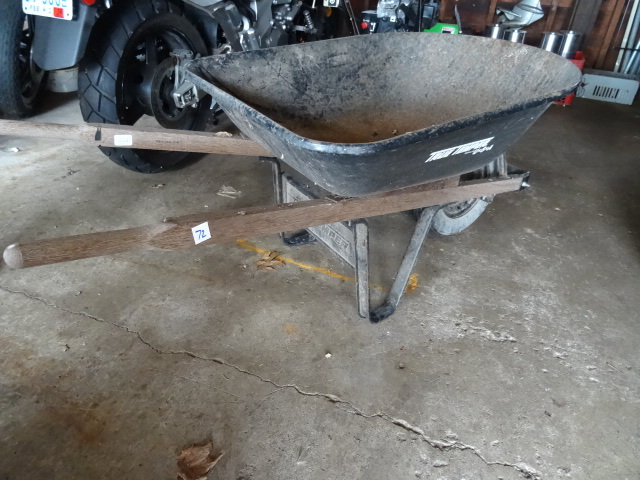 lot 72 image: True Tremper Metal Wheelbarrow