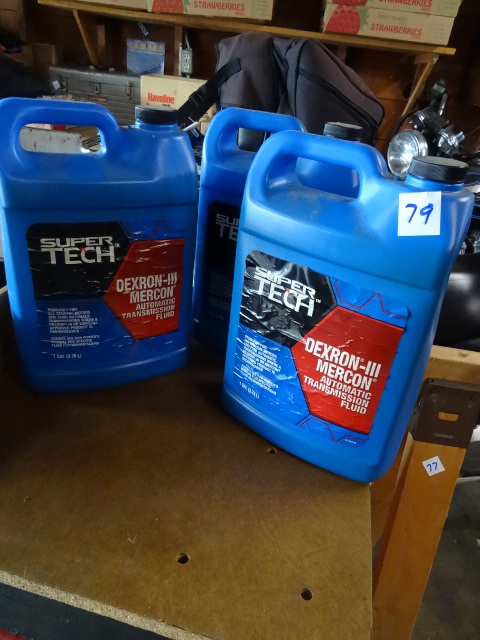 lot 79 image: 2 12 Gal. Dexron III Transmission Fluid