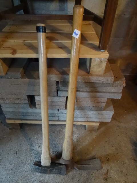 lot 106 image: Pick Axe and Splitting Maul
