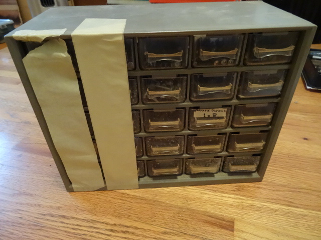 lot 133 image: 25 Drawer Hardware Cabinet