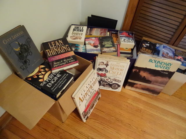 lot 139 image: 3 Boxes of Misc Books
