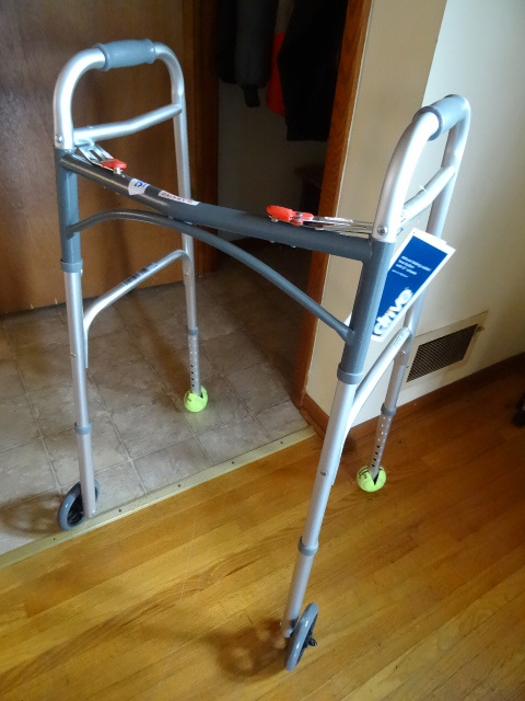 lot 152 image: Drive Medical Walker Folds
