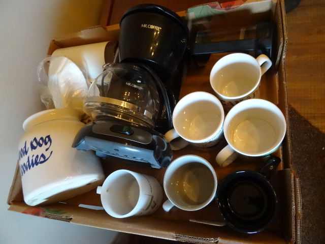lot 166 image: Coffee Mugs and Coffee Maker
