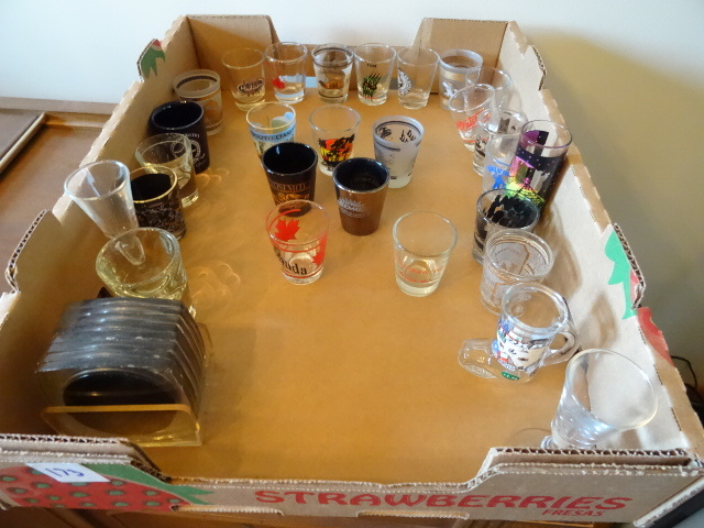 lot 173 image: Assorted Shot Glasses