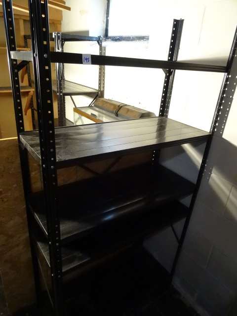 lot 195 image: Metal Shelving 5 Shelf 36 X 16 X 68