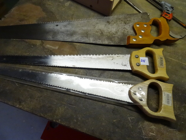 lot 231 image: Misc Hand Saws