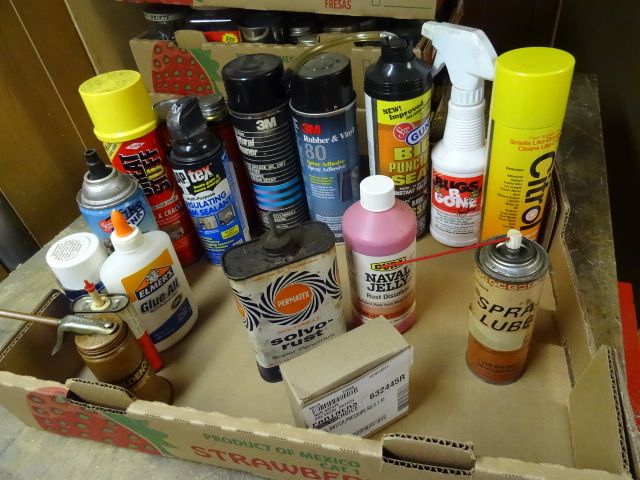 lot 248 image: Misc Chemicals for Shop