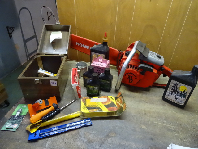 lot 249 image: Homlite XL 12 Chainsaw
