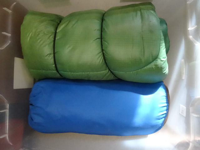 lot 250 image: 2 Down Camping Sleeping Bags
