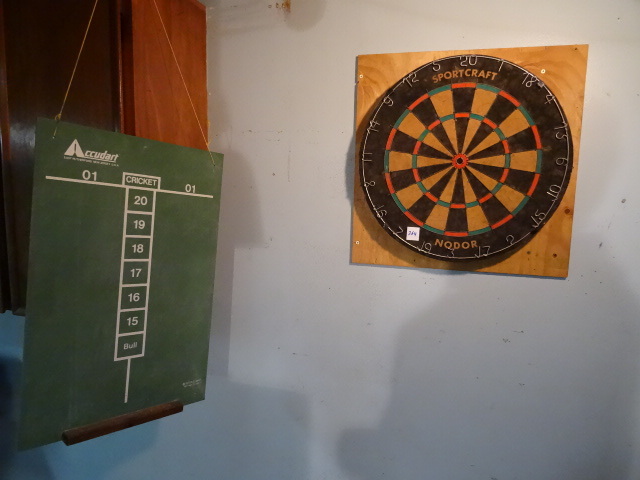lot 264 image: Dart Board & Cricket Chalk