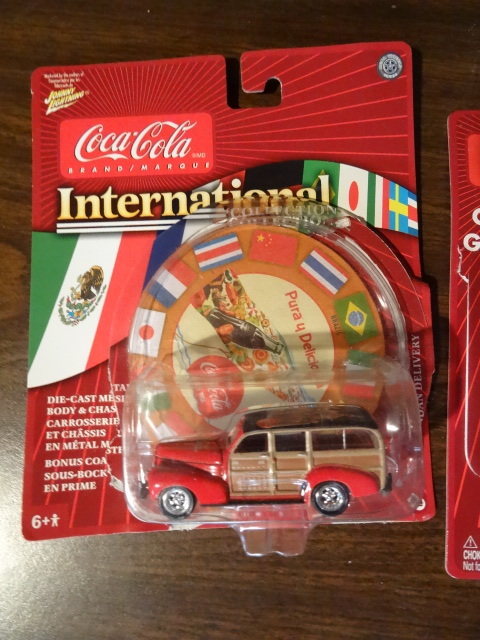 lot 281 image: 3 Coca Cola Collectible Die Cast Cars