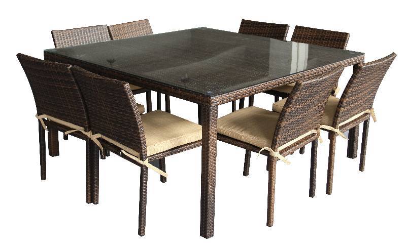 NEW 9 PCS OUTDOOR FURNITURE SET PATIO MSRP 1395.00