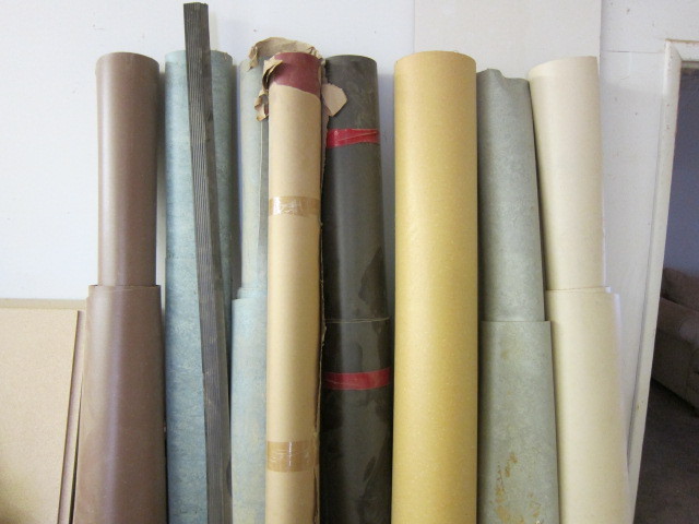 lot 57 image: Marmolium Flooring Remnants