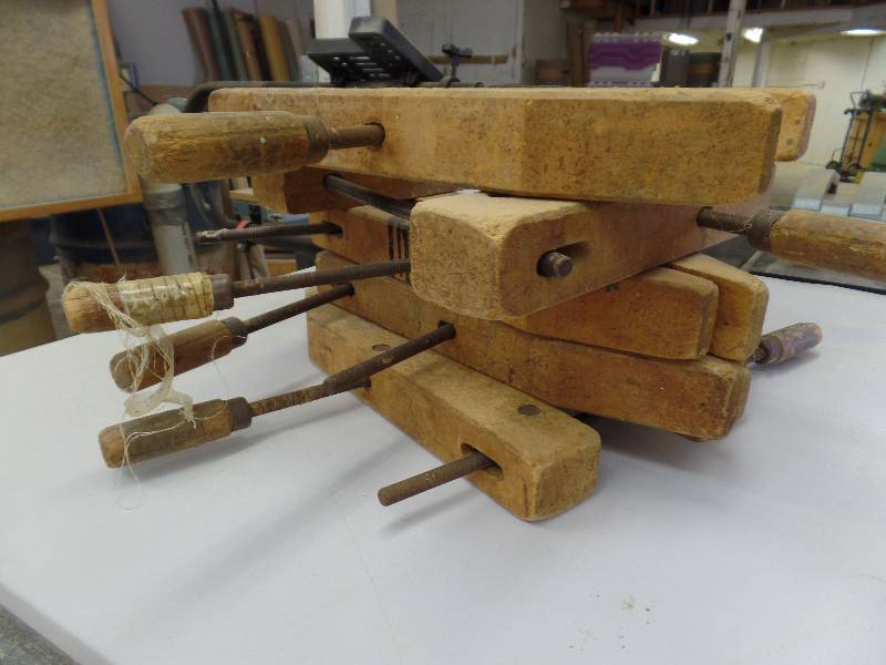 lot 72 image: Large Wood Clamps