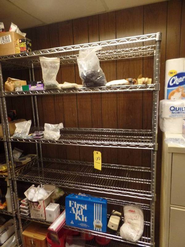 lot 81 image: Rolling Wire Rack