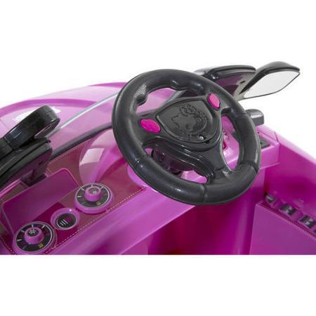 Dynacraft Hello Kitty 6V Sports Car Battery-Powered Ride-On