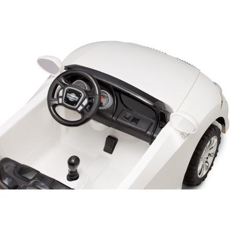 DYNACRAFT 12 VOLT BATTERY POWERED RIDE ON CONVERTIBLE CAR, WHITE