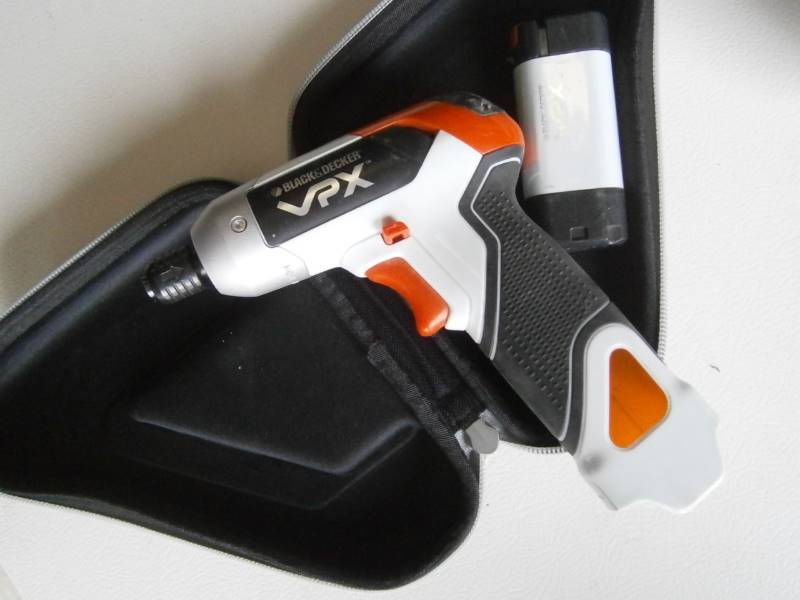 lot 15 image: Black & Decker VPX Drill Charger & 2-Batteries