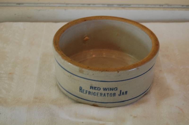 lot 13 image: Vintage Red Wing Refridgerator Jar