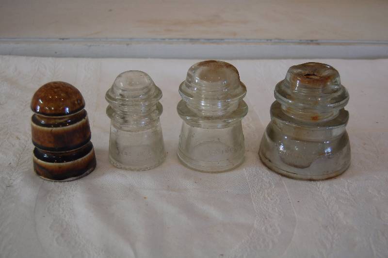 lot 47 image: Glass Insulators