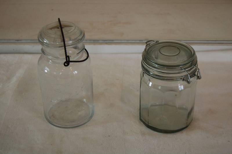 lot 69 image: Glass Mason Jars