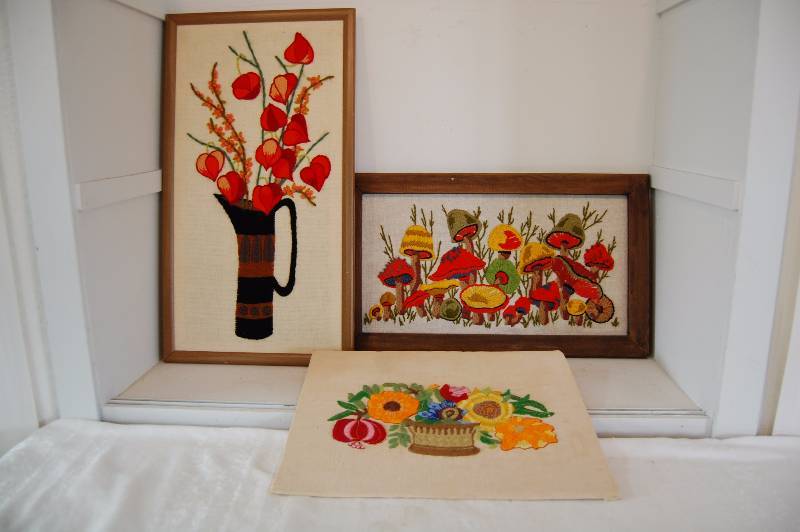 lot 83 image: Needle Point Art