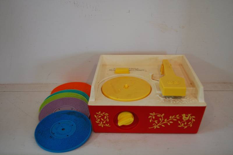 lot 111 image: Vintage Fisher Price Toy Record Player