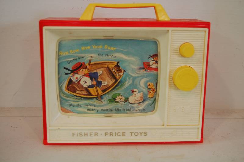 lot 114 image: Vintage Fisher Price Toy Television