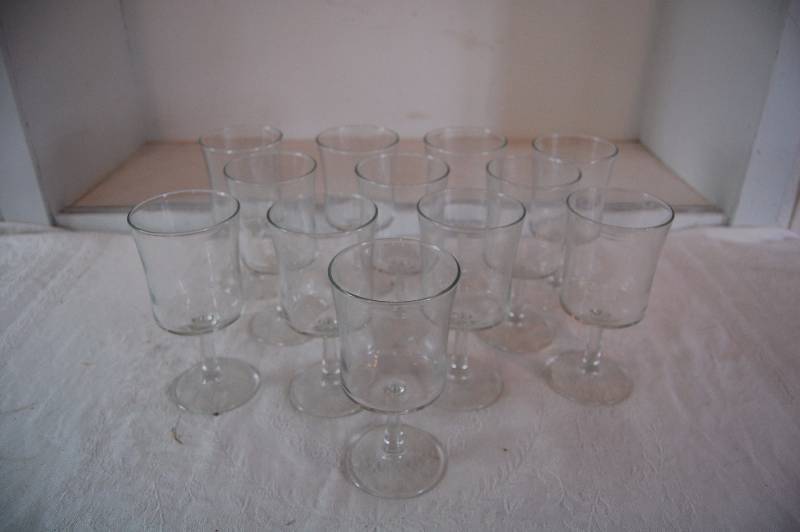 lot 125 image: Glass Goblets