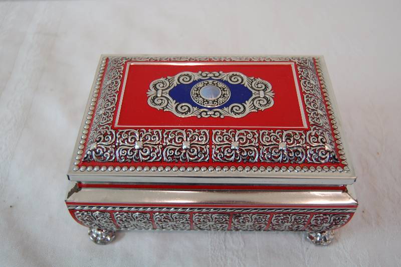 lot 156 image: Decorative Metal Box