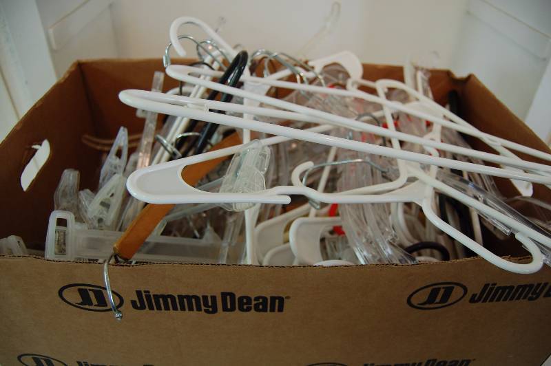 lot 165 image: Box of Hangers