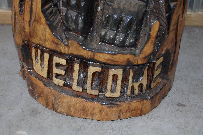 lot 301 image: Wood Carved Bear