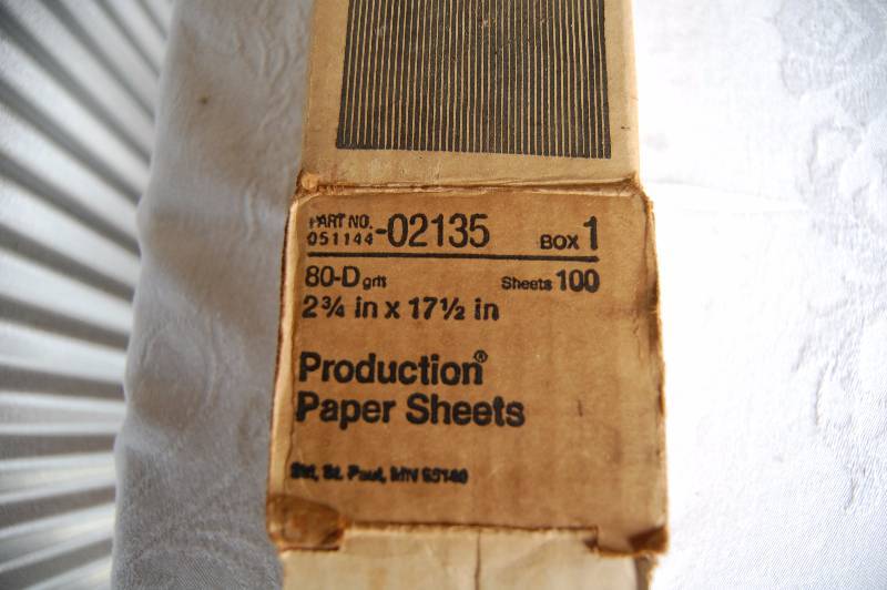 lot 251 image: Production Sandpaper Sheets