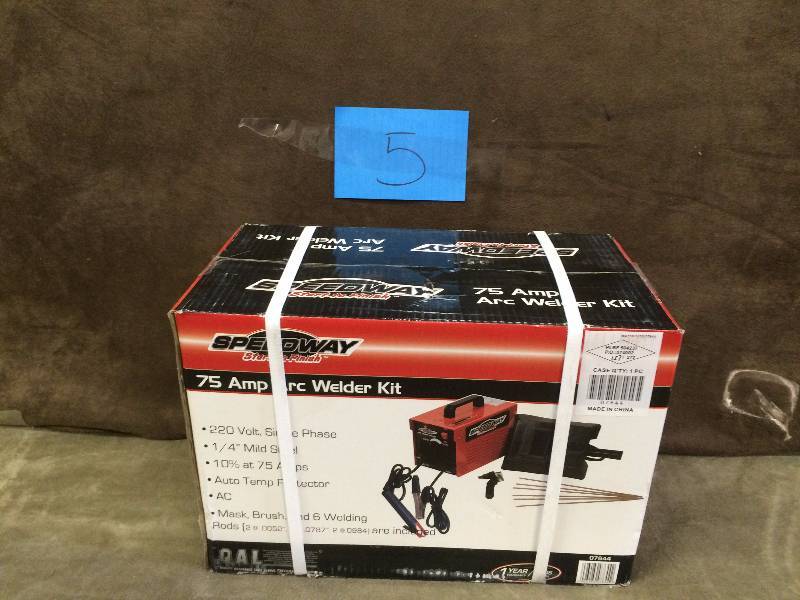 Speedway 75 Amp Welder Kit New