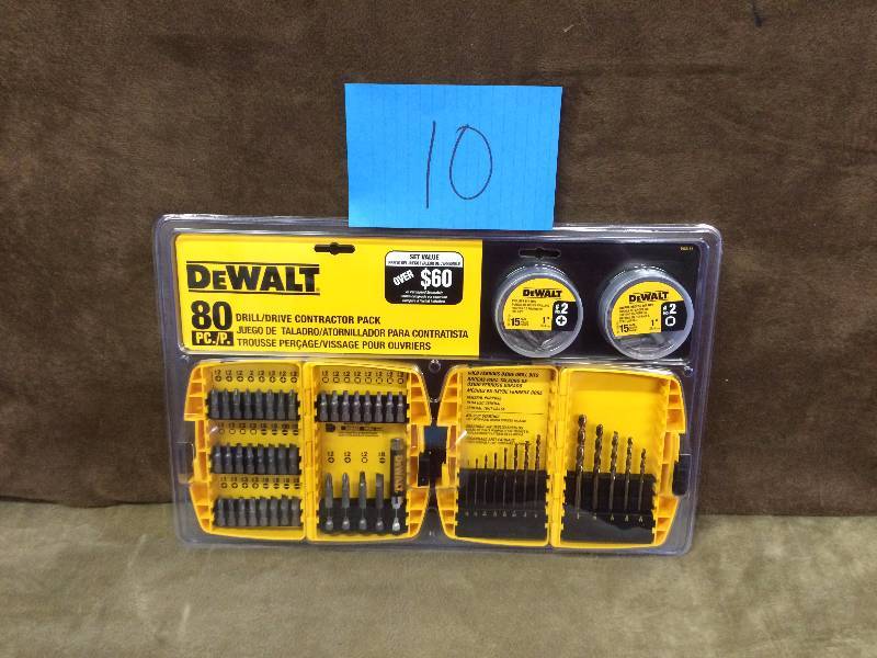Dewalt 80 PC DrillDrive Contractor Pack