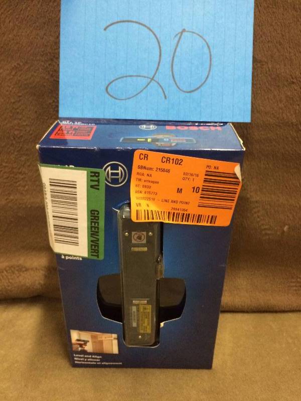 Bosch Line and Point Laser