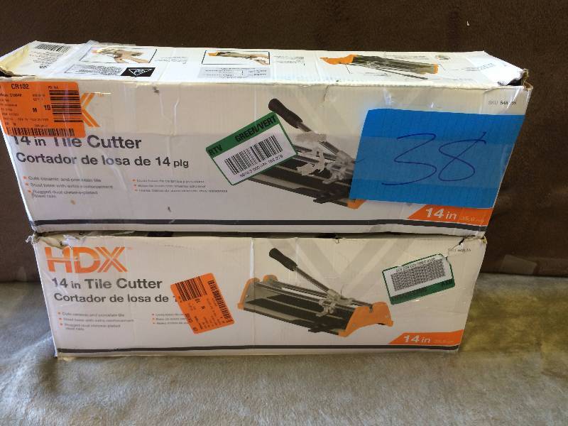 Lot of 2 14 in Tile Cutters