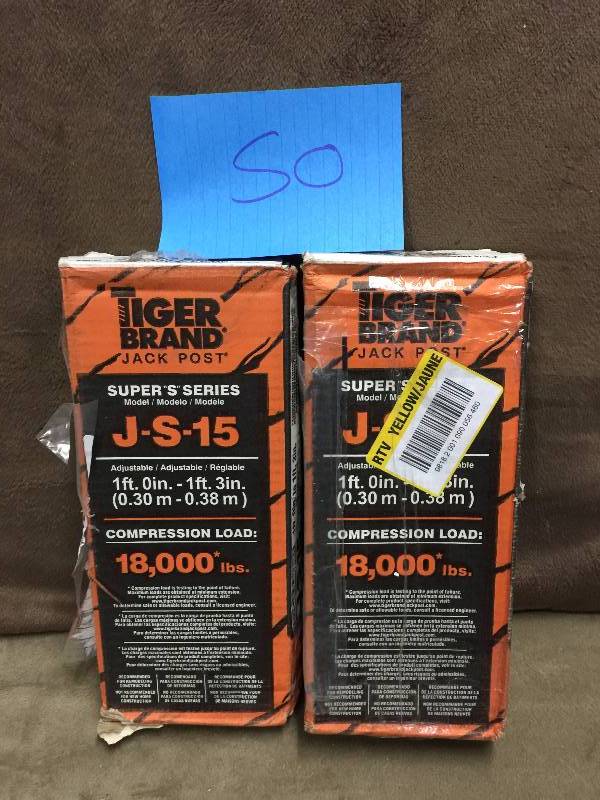 Tiger Brand J-S-15 Jack Post - lot of 2