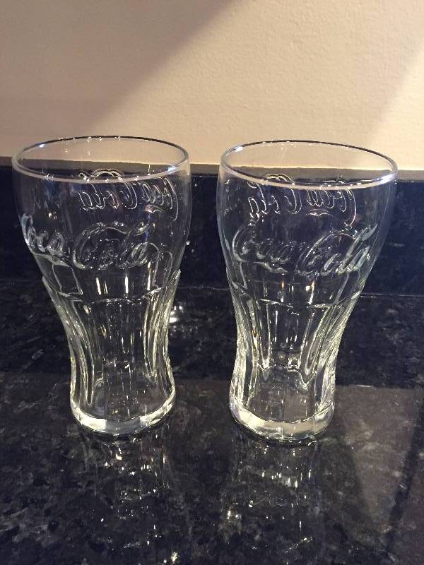 lot 66 image: Set of 2 Coka Cola Glasses