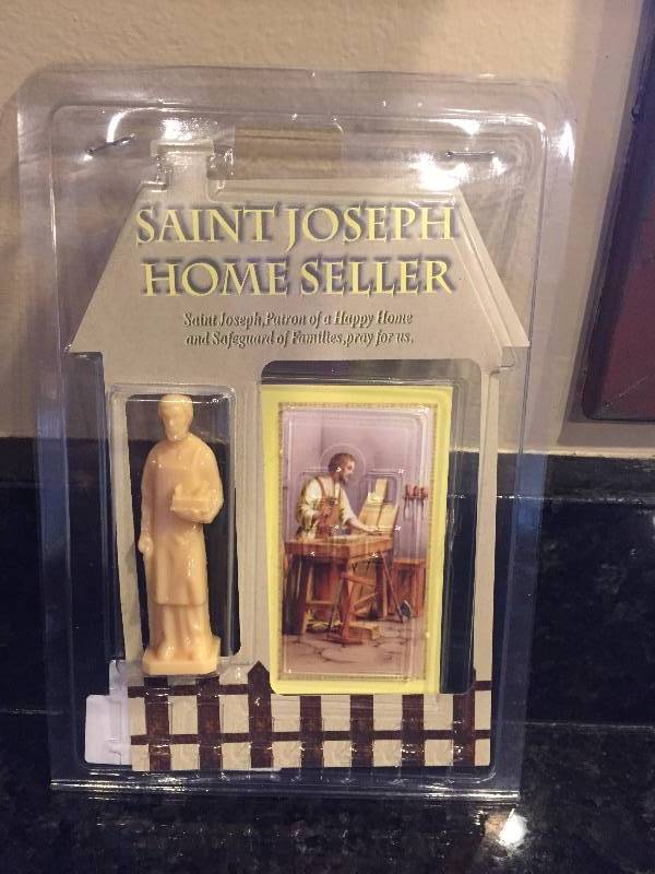 lot 100 image: Saint Joseph Homme Seller Figure