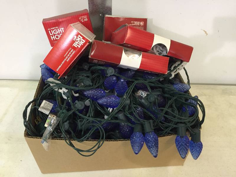lot 139 image: Blue Christmas Lights