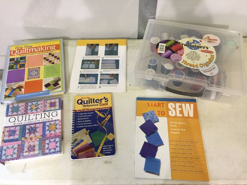 lot 142 image: Quilting & Sewing Books and Supplies