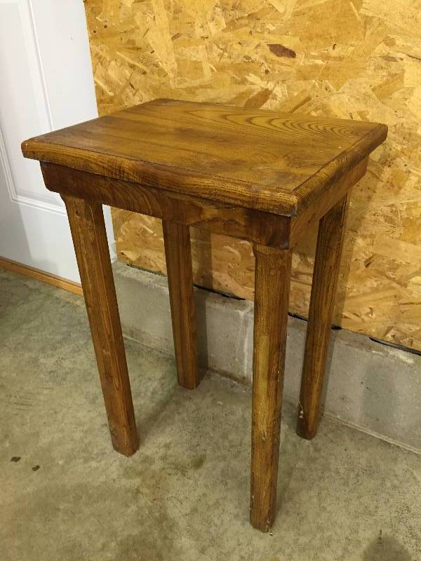 lot 148 image: Wood Side Table